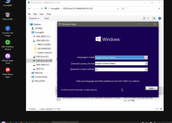 Hướng dẫn cài đặt Windows trong môi trường Windows PE
