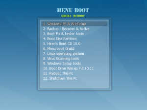 MCBOOT – Công cụ tạo USB – HDD boot cứu hộ máy tính