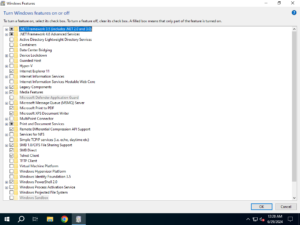 Một số Windows Feature được bật sẵn trong các phiên bản Windows 10 Enterprise LTSC 22H2 rebuild by MANHPC.COM