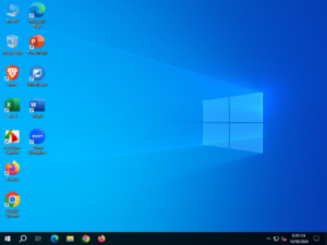 Màn hình Desktop phiên bản Windows 10 Enterprise 22H2 Full Software rebuild by MANHPC.COM