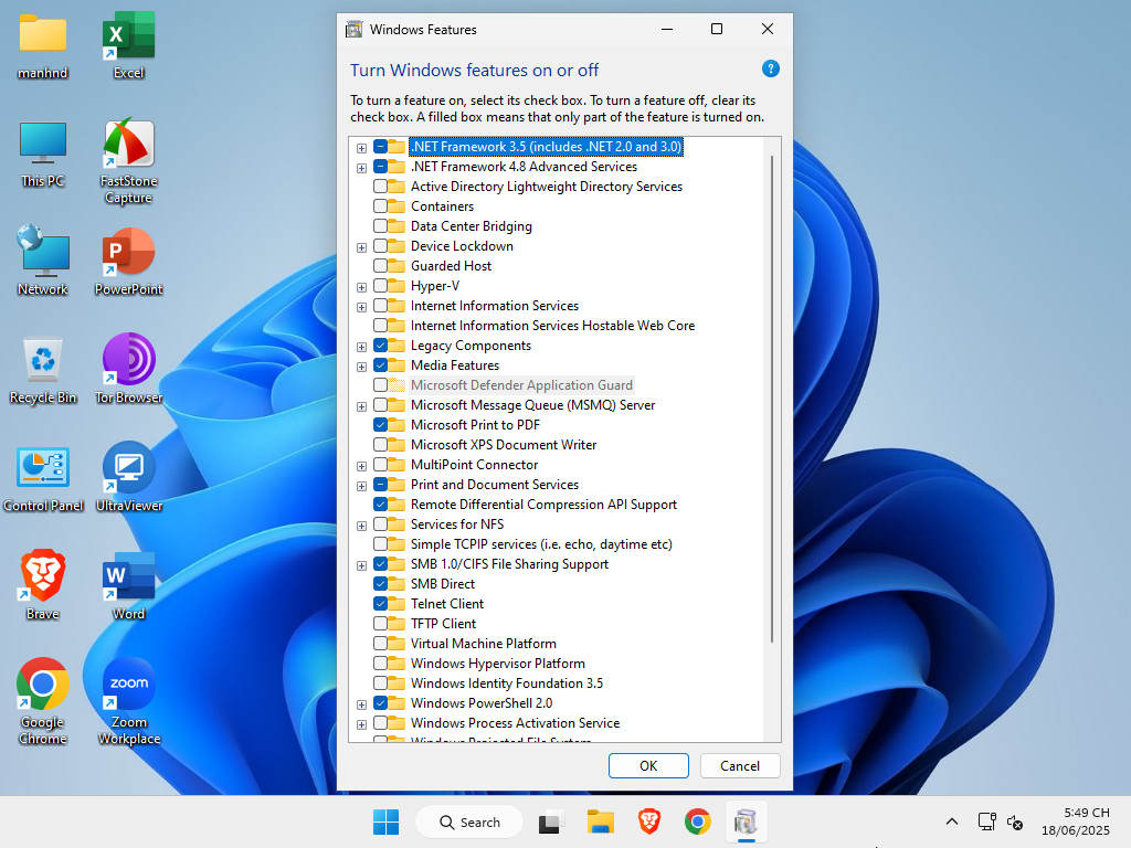 Windows Feature