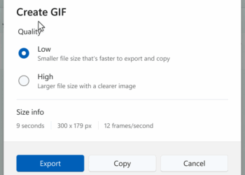 Gif Export In Snipping Tool Begins Rolling Out To Windows Insiders On Windows 11