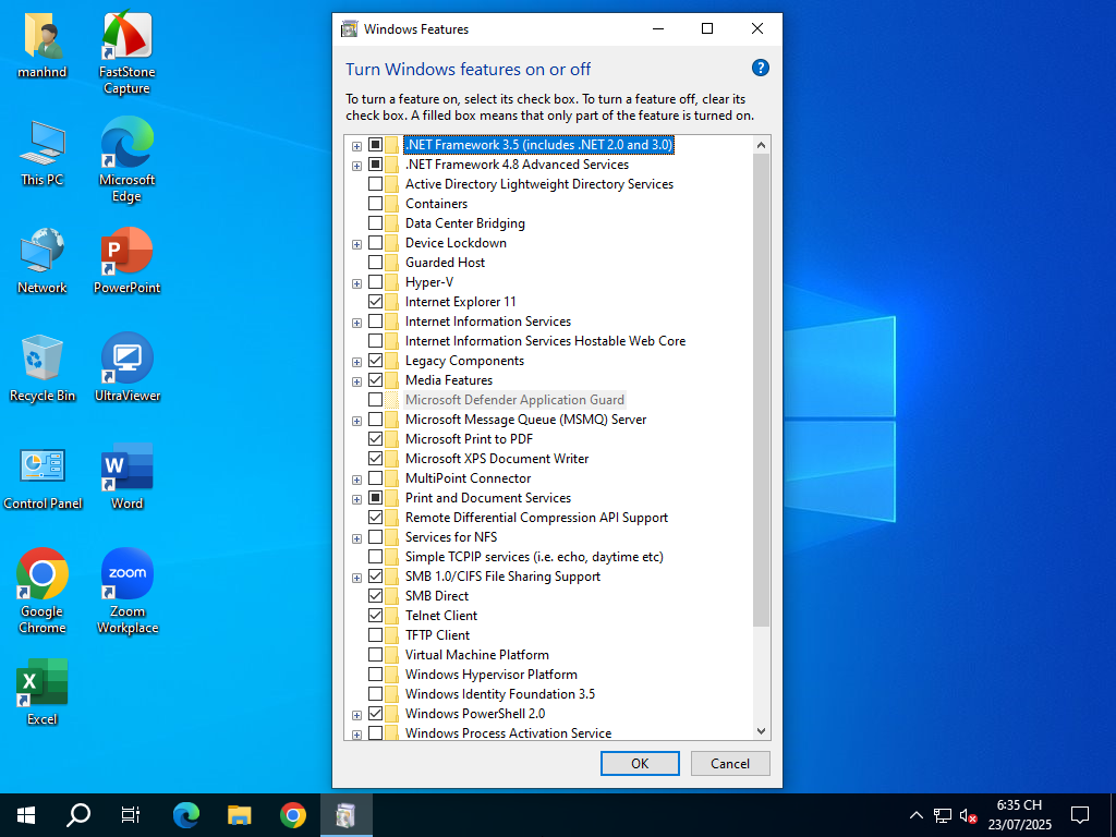 Windows Feature