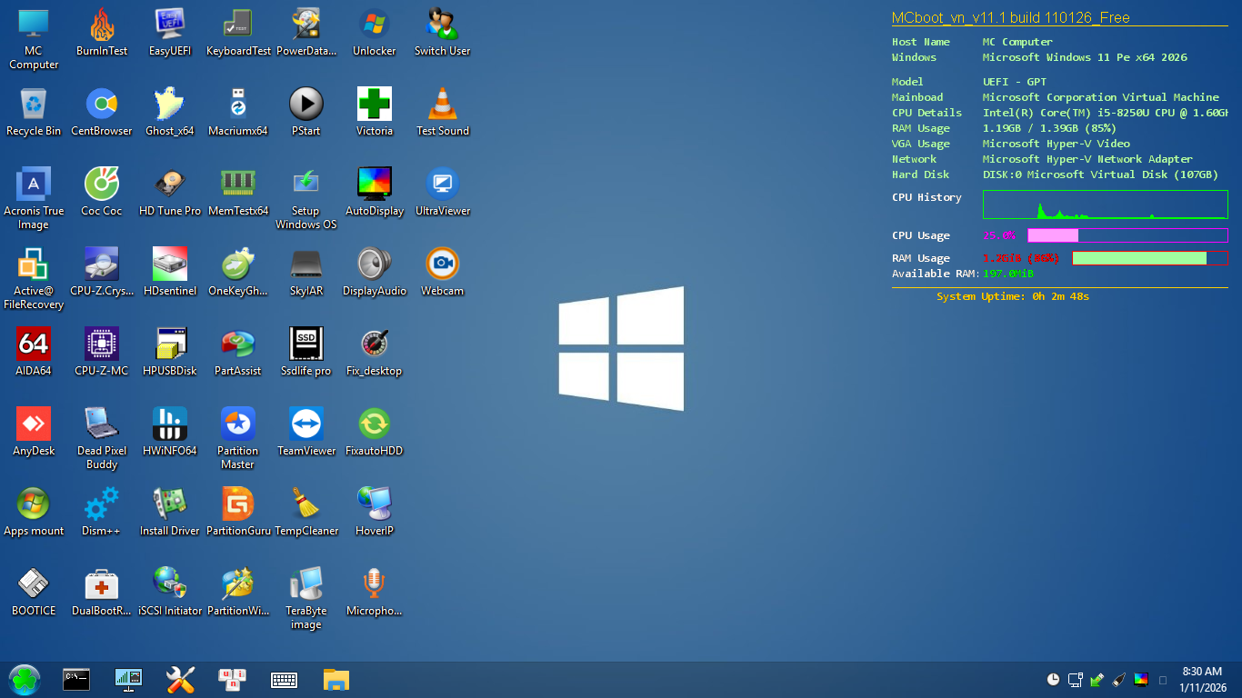 Công cụ tạo USB - HDD boot cứu hộ máy tính Desktop