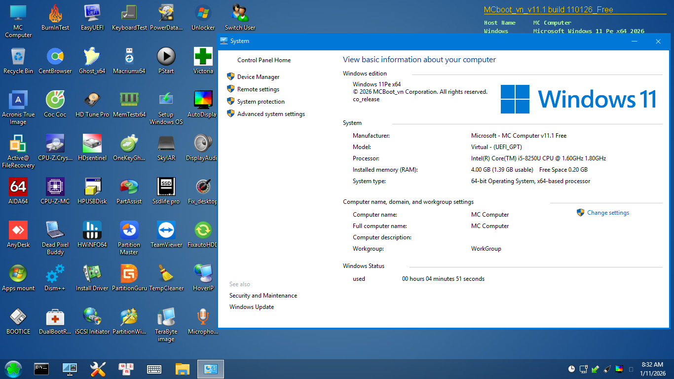 Công cụ tạo USB - HDD boot cứu hộ máy tính About