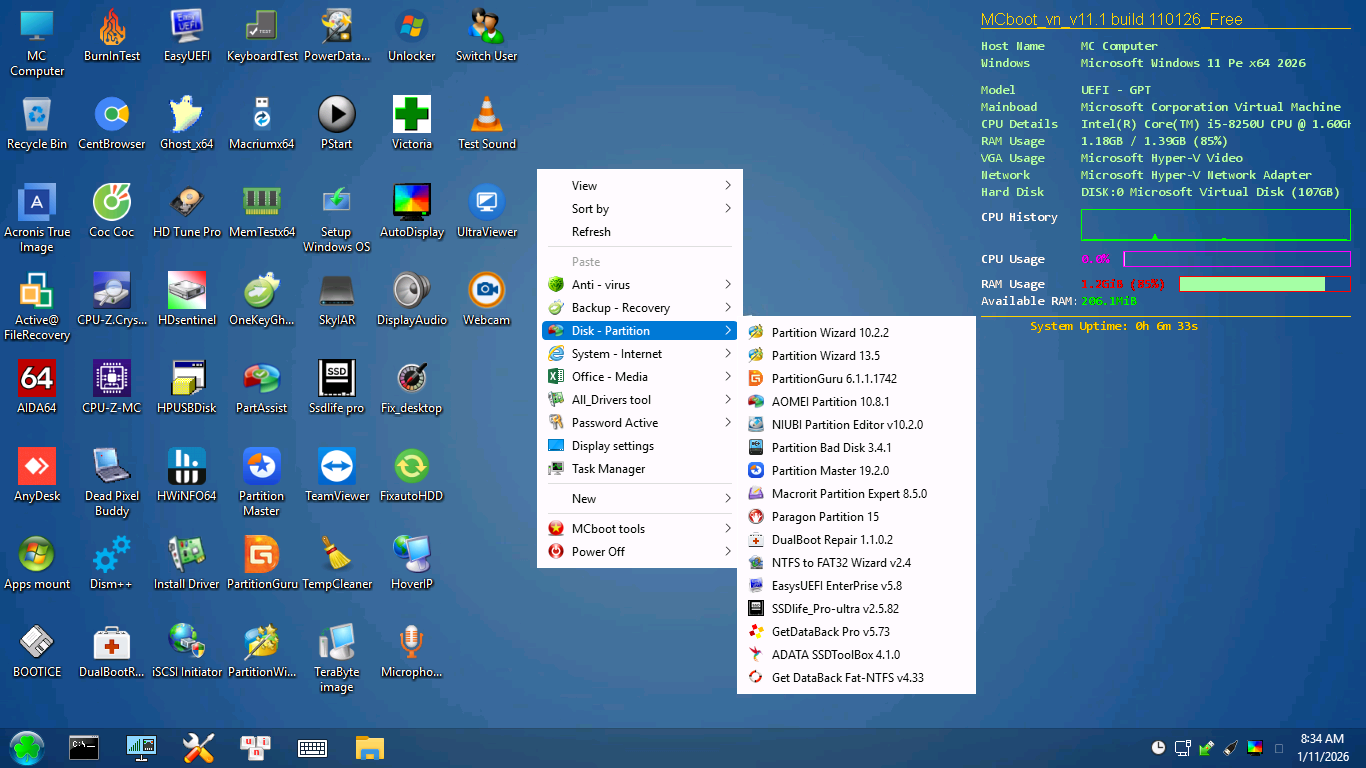 Công cụ tạo USB - HDD boot cứu hộ máy tính Tools
